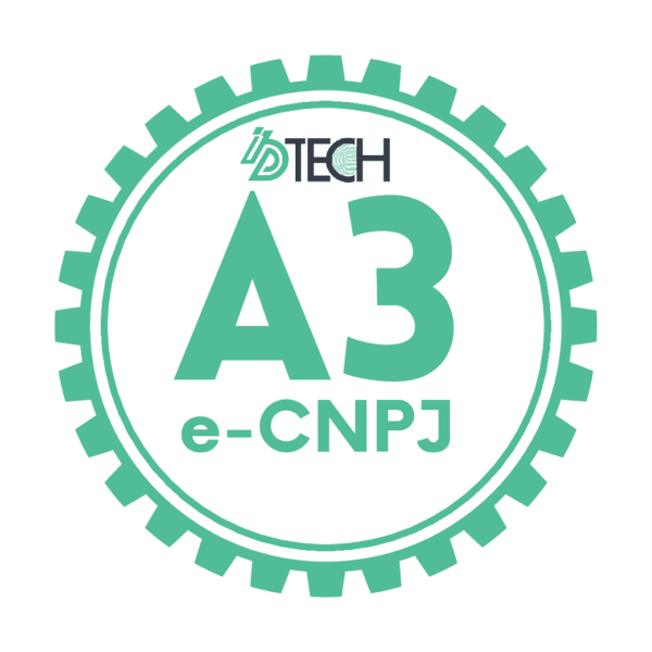 Selo do certificado e-CNPJ A3
